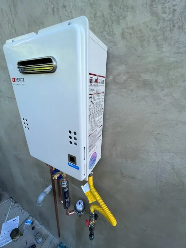 Tankless water heater installation for Seneca-Sun Valley homes
